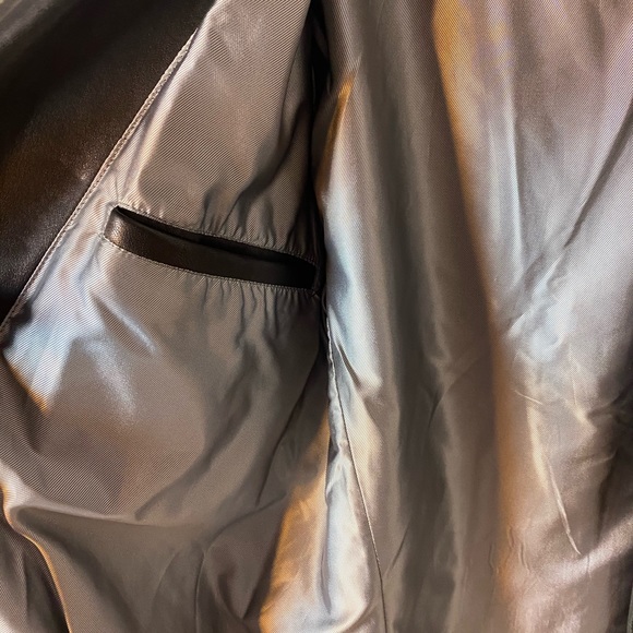 Bachrach men’s leather jacket sz M - Picture 4 of 8
